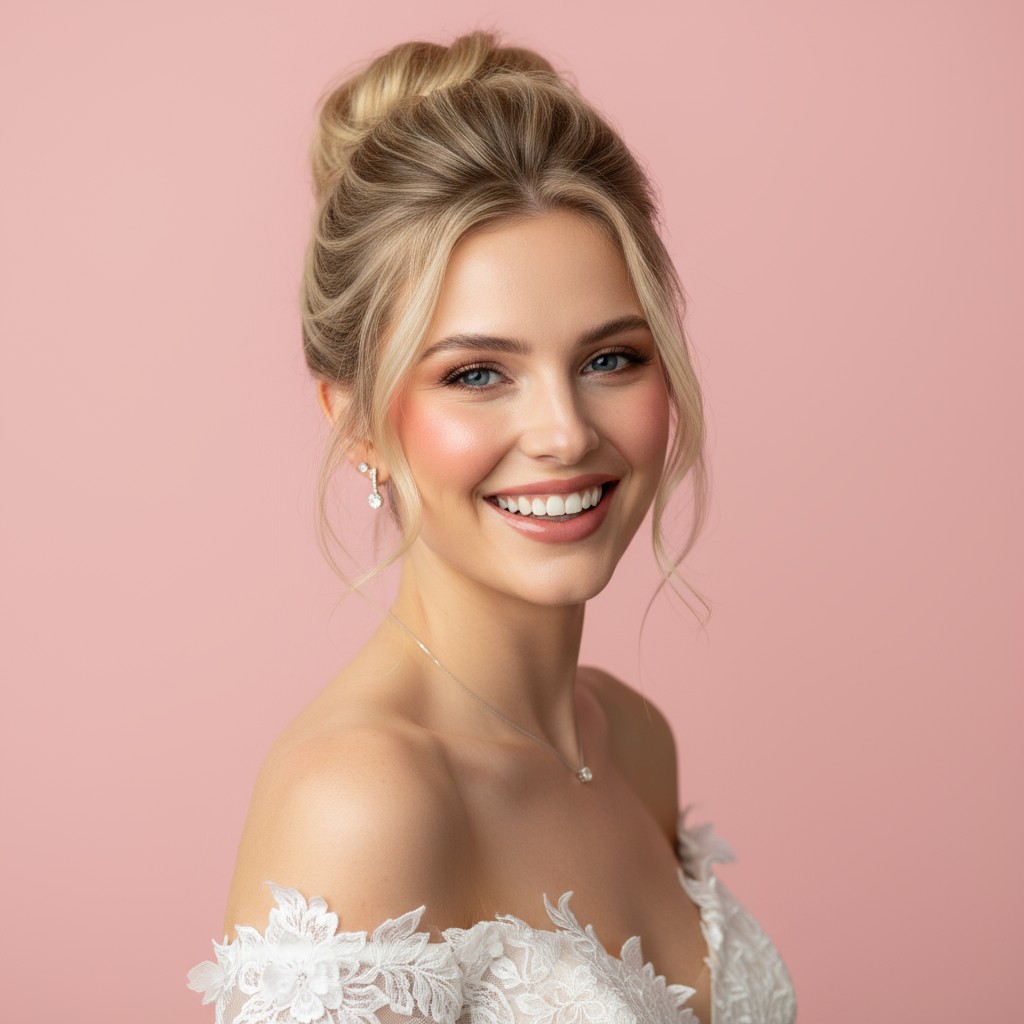 Bridal High Bun Ideas